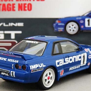 即決！ トミカ リミテッド ヴィンテージ ネオ LV-N234a 日産 カルソニック R32 スカイライン GT-R 1991 JTC #1 星野一義 新品・未使用品 の画像2