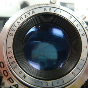 実用品 マミヤ MAMIYA-６ SEKOR T 、トリプレットレンズが付いた蛇腹カメラ 日常使い可能な動作品の出品です。の画像5