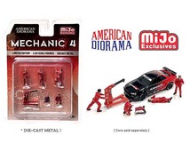 アメリカン ジオラマ 1/64 フィギア メカニック 4 セット American Diorama Figure Mechanic 4 Set Mijo限定_画像4