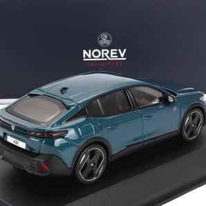 ノレブ 1/43 プジョー 408 GT ハイブリッド 2023 オブセッションブルー NOREV PEUGEOT 408 GT HYBRID ミニカーの画像2