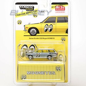 【レア！チェイス】ターマックワークス 1/64 ダットサン ブルーバード 510 ワゴン ムーンアイズ Tarmac Works Datsun Mooneyes T64G-026-ME