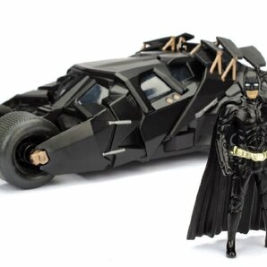 JADA TOYS 1/24 バットモービル & バットマン フィギア ダークナイト Batmobile & Batman Figure The Dark Knight 98261の画像2