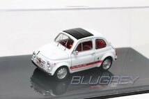 イクソ 1/43 フィアット アバルト 595 SS 1964 ホワイト IXO Fiat Abarth 595 SS ミニカー_画像1