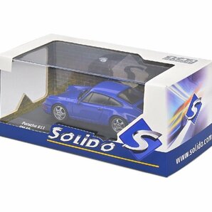 ソリド 1/43 ポルシェ 911 (964) カレラ RS 1992 ブルー SOLIDO PORSCHE Carrera ミニカーの画像8