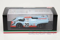 ブルム 1/43 ポルシェ 917K ルマン24H 1970 #20 GULF J.SIFFERT - B.REDMAN BRUMM PORSCHE LE MANS ミニカー_画像5