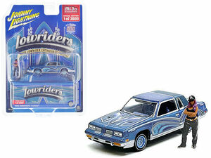 Johnny Lightning 1/64 オールズモビル カトラス 1984 ローライダー フィギア付き Lowriders Oldsmobile Cutlass ミニカー