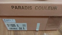 未使用! PARADIS COULEUR ローヒール 24.5㎝ _画像2