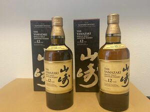 山崎12年 カートン付き2本セット