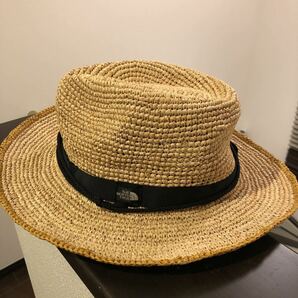 新品 ノースフェイス THE NORTH FACE ストローハット Raffia Hat ラフィアハット サファリハット NN01554 麦わら帽子 廃盤の画像5