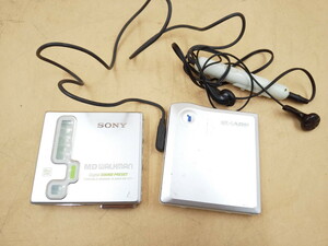 Y4-97　ポータブルMDプレーヤー　SONY　MZ-E77　SHARP　MD-DS33-S