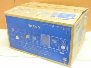 保管品 SONY CMT-M333NT L ブルー ソニー マイクロHiFiコンポシステム MDコンポ 未使用