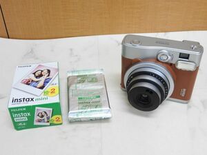 1円〜 中古 富士フイルム instax mini 90 インスタントカメラ チェキ 本体/バッテリー