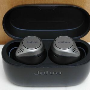 1円〜 中古 Jabra Elite 75t チタニウムブラック 完全ワイヤレスイヤホン ワイヤレス充電対応の画像1