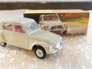  secondhand goods DINKY TOYS / Dinky 1413 DYANE CITROEN / Citroen minicar box attaching that time thing retro present condition delivery 