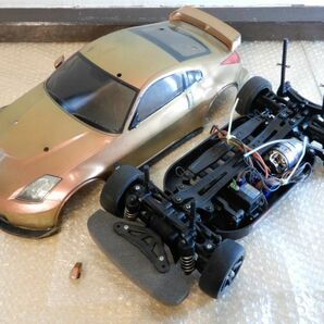 ジャンク RC フェアレディZ シャーシ / ボディ 動作未確認 ラジコン パーツ タミヤ / SANWA RX-231 など 詳細不明 現状渡しの画像1