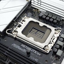 【1円】アスロック ASRock H670M-ITX/ax マザーボード LGA1700 Intel第12～13世代対応 Intel H670 DDR4-5000 8フェーズ 動作未確認 41152_画像5