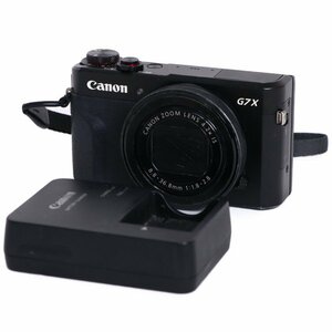 【1円】キヤノン CANON PowerShot G7 X markII 本体 コンデジ デジカメ 充電器付 動作確認済 光学4.2倍ズーム 24-100mm相当 41303