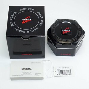 【1円/美品】カシオ CASIO G-SHOCK ウォッチ 腕時計 GA-300A クォ－ツ ブルー 青文字盤 アナデジ デイデイト 箱 ケース付き 動作品の画像8