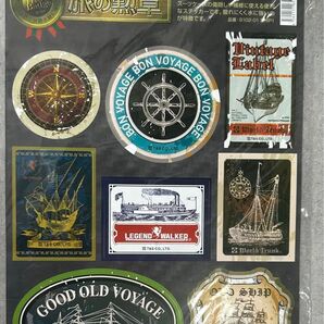 【未開封】船-1 品番:9102-01 SHIP1スーツケースのキズ隠しステッカー 旅行の伝説を共に創る 世界の旅跡を鞄に刻む