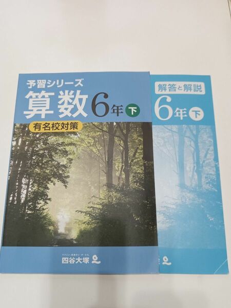 予習シリーズ 算数6年下 有名校対策