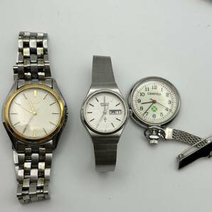 1円スタート！！ 時計 懐中府時計 おまとめ SEIKO CONCRET メーカー不明品 など 中古品 保管品 クォーツの画像8