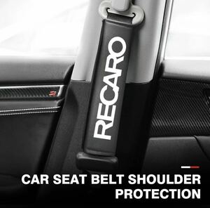 *RECARO* Recaro *JDM* seat belt cover * leather style *2 sheets set * new goods *