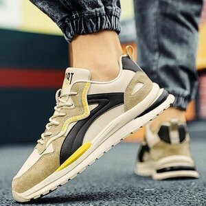  walking shoes sneakers men's men's shoes men's sneakers running shoes sport shoes ..... khaki 25cm