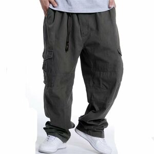  cargo pants men's outer door futoshi . easy pants sarouel pants man relax pants casual dressing up spring autumn green M