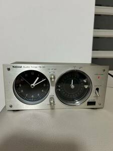 ■オーディオタイマー Audio timer TE65 ナショナル National 通電　OK現状品