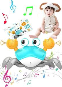 Babyn 赤ちゃん カニ おもちゃ 動く ハイハイカニ センサー付き 音楽 知育玩具 おもちゃ 動く 男の子 女の子 誕生日 ギ