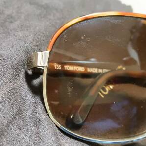 TOM FORD トムフォード サングラス ティアドロップ ベッコウ柄 TF111 28F 60□16 135の画像7