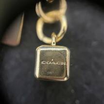 ★☆coach　コーチ　キーホルダー　サイコロ　ゴールドカラー　マーク入り　キーリング　キューブ　　#15770☆★_画像4