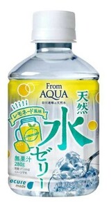 f rom aqua natural water jelly remone-do manner taste 280g ×24 pcs insertion .