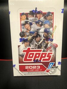 Topps NPB ベースボールカード　2023 ボックス　1box シュリンクつき　