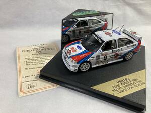 当時物★未使用！VITESSE・1/43・FORD ESCORT・1997 WRC SANREMO・フォード エスコート・F.CUNICO/P.A.SCALVINI・No.9・ビテス