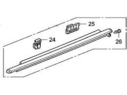 ★入手困難★ホンダ 純正 未使用品★HONDA S2000 AP1 モールディング ASSY L ドアー 左のみ MOLDING DOOR★メーカー在庫残り僅か