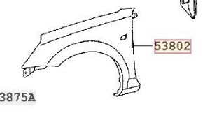 ★希少★レア★未使用品 トヨタ 純正 MRS フェンダ FR LH Toyota Fender sub-assy front lh New Genuine OEM Part ZZW30 2002/08- 2007/07