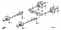 ホンダ ABA-AP2 S2000 マウンティング リヤー ディファレンシャル 左右 セット ×1 DIFFERENTIAL REAR MOUNT FR RL SET F22C HONDA 純正_画像6