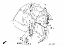 ホンダ S2000 サブコード ハードトップ ×1 Hardtop Rear Window Defroster Sub Harness HONDA 純正 JDM OEM メーカー純正品_画像2