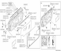 ニッサン スカイライン R32 モールデイング アッセンブリー フロントドア アウトサイド 右 MOLDING FRONT DOOR OUTSIDE 右 日産 NISSAN純正_画像2