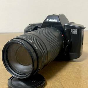動作未確認/現状渡し Canon/キャノン アナログ一眼レフカメラ EOS650 レンズ:CANON ZOOM LENZ EF 75-300mm 1:4-5.6 Ⅱ