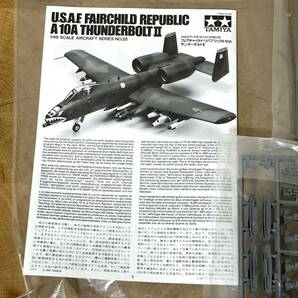 新品未組立/元箱欠品 イベント限定品 TAMIYA/タミヤ プラモデル 1/48 U.S.A.F FAIRCHILD REPUBLIC A10A THUNDERBOLT Ⅱ/サンダーボルトⅡの画像3