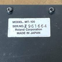 現状渡し Roland/ローランド デジタルシーケンサー&サウンドモジュール MT-100 コンセント欠品 ※説明文必読_画像8