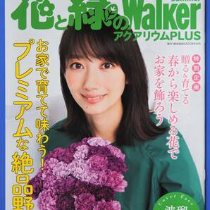 波瑠 ☆☆ 冊子 「 花と緑のWalker 」 2020 Spring & Summer ※即決価格設定あり ※安価なクリックポストでのご発送可能です。の画像1