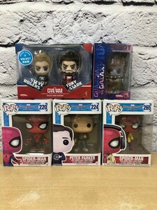 マーベル フィギュア まとめ売り スパイダーマン グルート キャプテン・アメリカ cosbaby POP! ボブルヘッド 240214SK290783