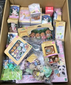 シルバニアファミリー グッズまとめ売り 森のお医者さん ハッピーアイスクリームワゴン マイルーム 家具 人形 他 240411SK010499