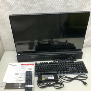 【ジャンク品】FUJITSU ESPRIMO FH90/D2 FMVT90D2B モニタ一体型PC Win 11 Core i7-9750H 2.60GHz 8GB SSD 16GB HDD 3TB 240419SK410848の画像1