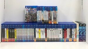 【ジャンク・動作未確認】PS4ソフト 64本 まとめ売り 被りあり モンスターハンターワールド ドラクエ パワプロ FIFA 他 240408SK131440