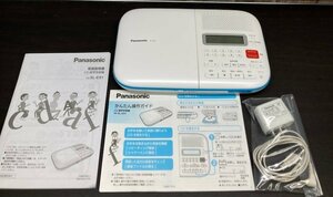 Panasonic パナソニック CD語学学習機 SL-ES1-W 録音機能搭載 オーディオ機器 CDプレーヤー 240415SK060340