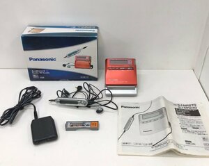 【ジャンク品】パナソニック ポータブルMDレコーダー SJ-MR240 レッド Panasonic 240412SK170008